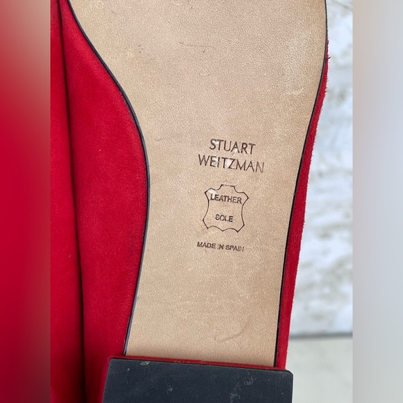 stuart weitzman Bolshoi Ballet Flat women red size 7 - Picture 7 of 8
